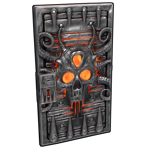 The Fiend Metal Door