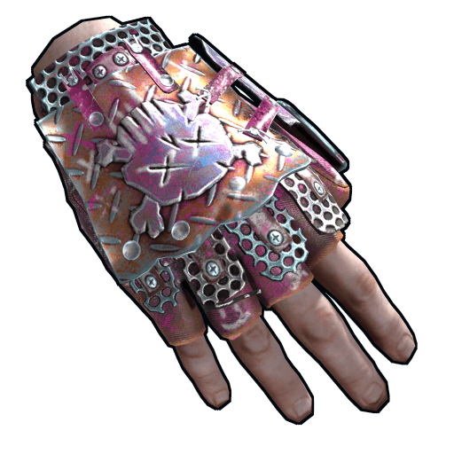Apocalyptic Roadsign Gloves
