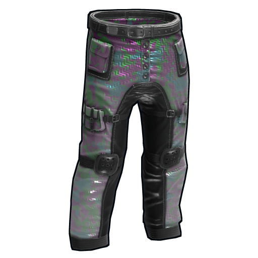 White Holographic Pants