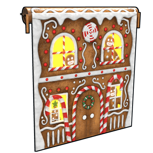 Gingerbread House Garage Door