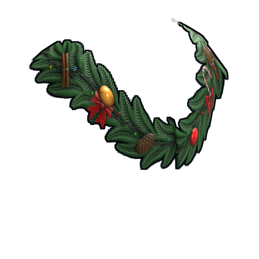 Christmas Wreath Poncho