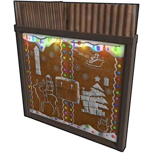 Rust Christmas Double Door