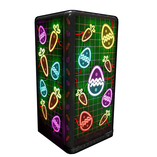 Easter Neon Fridge