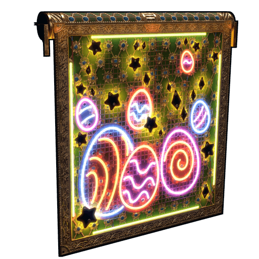 Neon Easter Garage Door