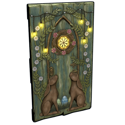 Wooden Rabbit Door
