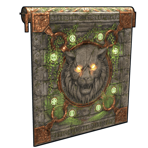 Jungle King Garage Door