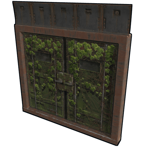 Cobalt Jungle Container Doors
