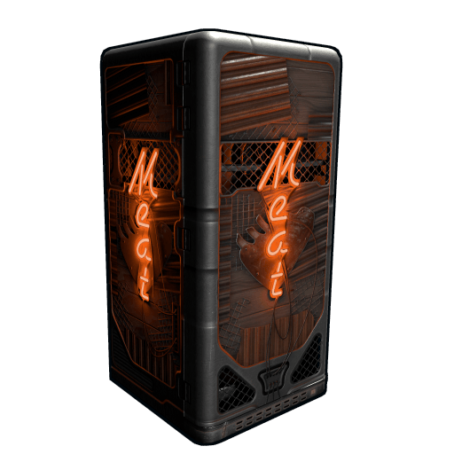 Neon Meat Fridge