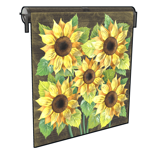 Sunflowers Garage Door
