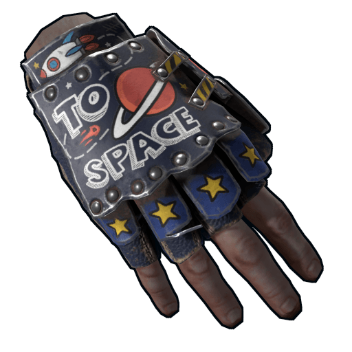 Space Raider Roadsign Gloves