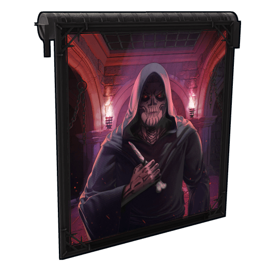Bone Cultists Garage Door