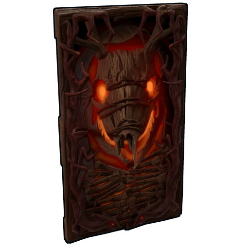 Wild Hunt Wooden Door
