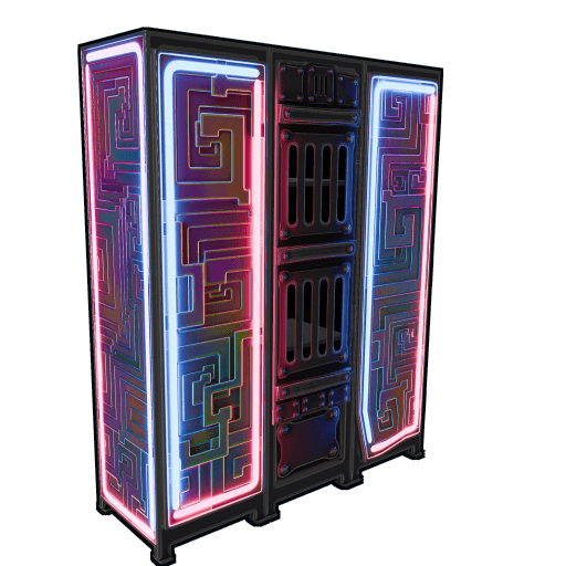 Neon Bismuth Locker