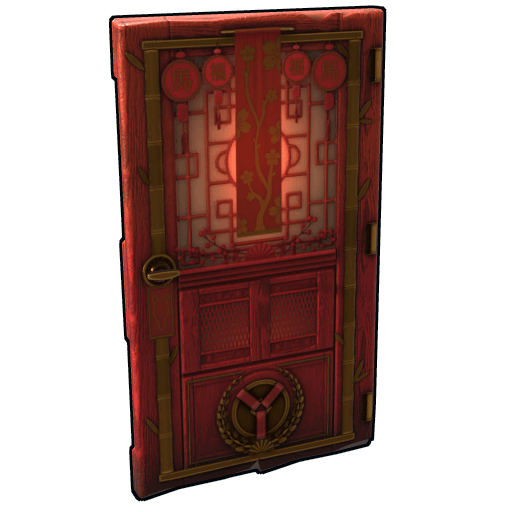 Lunar Horse Fortune Wooden Door