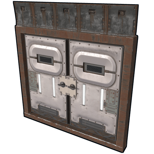 Space Station Armored Double Door