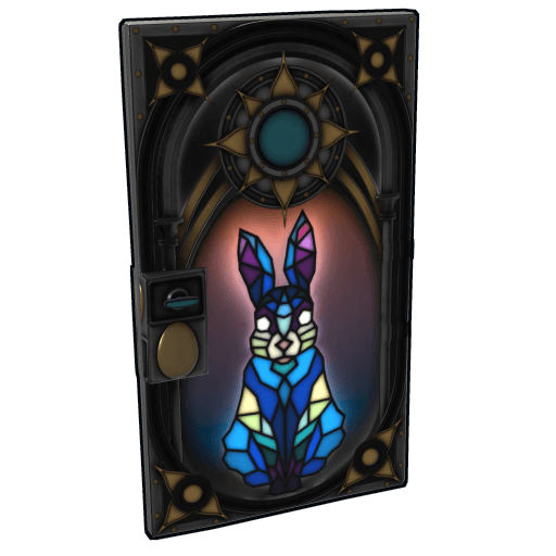 Easter Bunny Sheet Metal Door