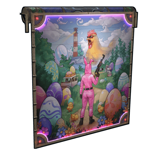 Easter Madness Garage Door