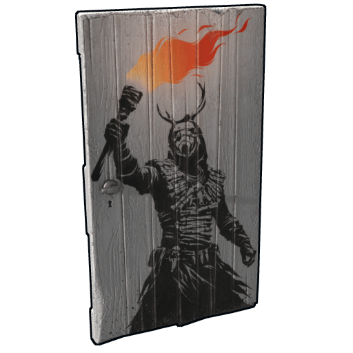Flamebearer Wooden Door