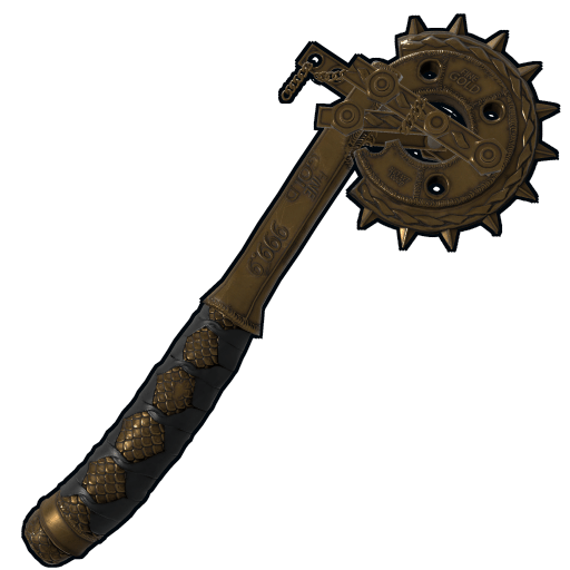 Gold Chains Salvaged Axe