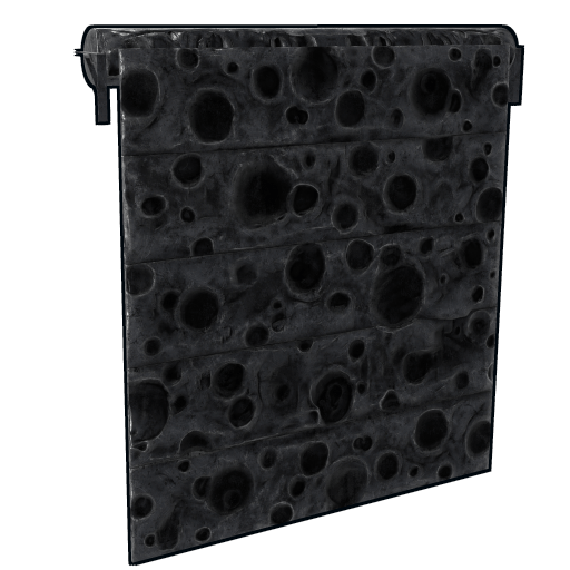 Asteroid Garage Door