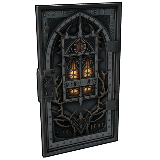 Gothic Veil Armored Door
