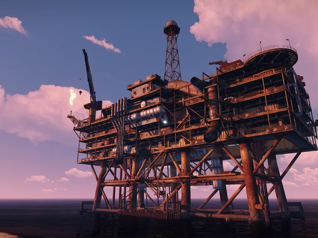 Large Oil Rig